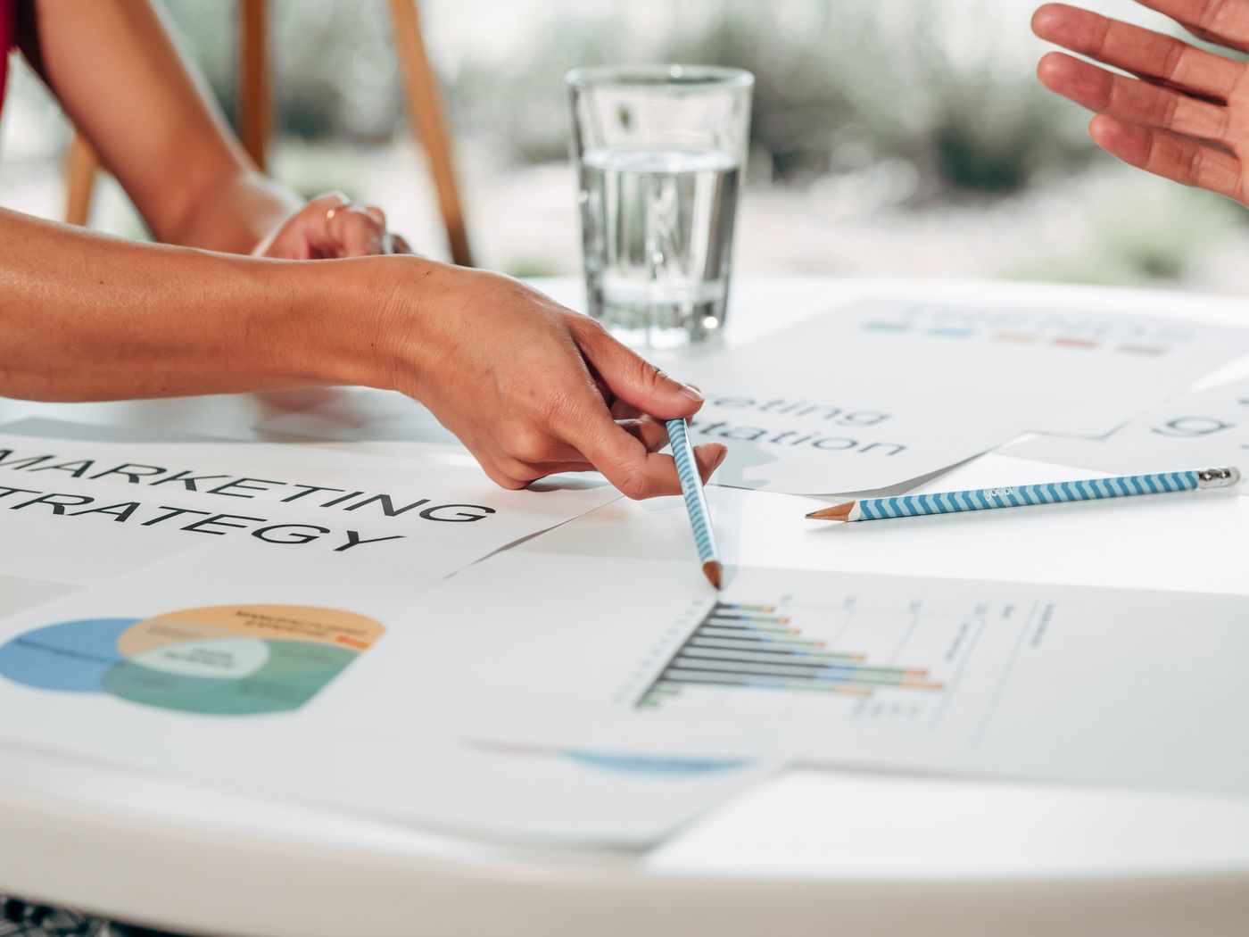 Marketers mapping campaign operations on paper