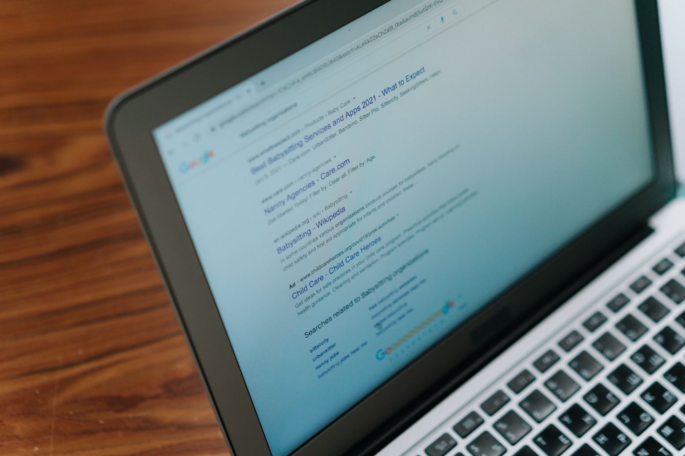 Laptop open to a website being instrumented for tracking